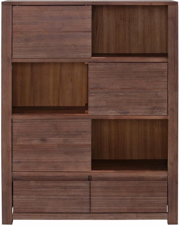 Home affaire Multifunctionele kast Wally met houten schuifdeuren. - Foto 3