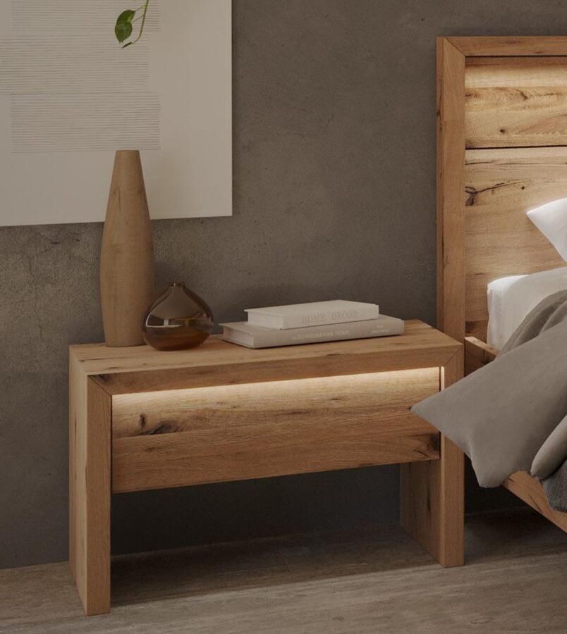 Home affaire Nachtkastje Ambroise inclusief ledverlichting - Foto 3