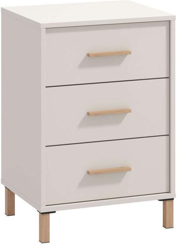Home affaire Nachtkastje Belfort nachtkastje nachttafel Made in Europe met 2 of 3 lades fsc -gecertificeerd trendy kleur cashmere - Foto 7