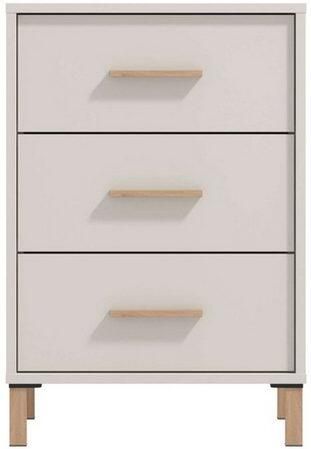 Home affaire Nachtkastje Belfort nachtkastje nachttafel Made in Europe met 2 of 3 lades fsc -gecertificeerd trendy kleur cashmere - Foto 6