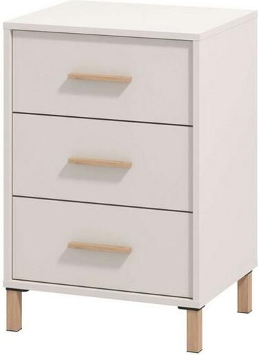 Home affaire Nachtkastje Belfort nachtkastje nachttafel Made in Europe met 2 of 3 lades fsc -gecertificeerd trendy kleur cashmere - Foto 4