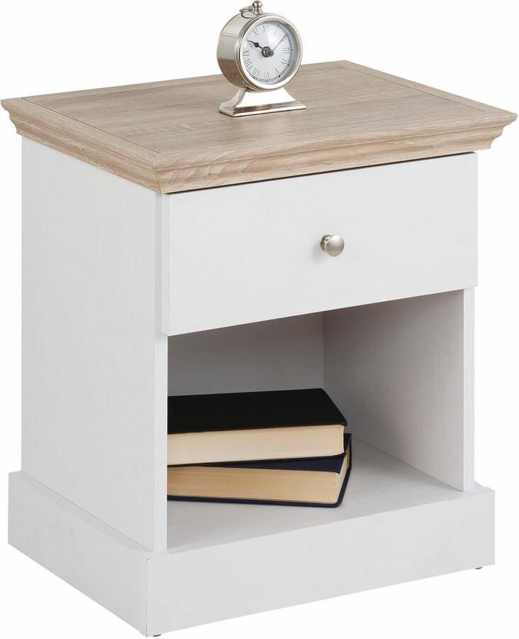 Home affaire Nachtkastje Binz met een mooie metalen knopgreep breedte 45 cm - Foto 7