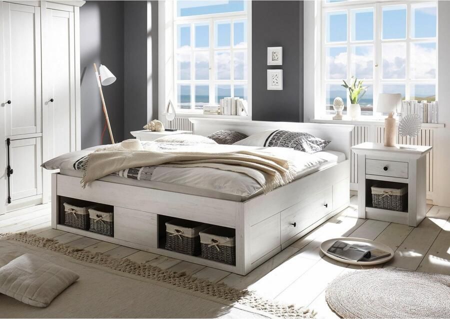 Home affaire Nachtkastje California met open vak en laden breedte 59 cm - Foto 3
