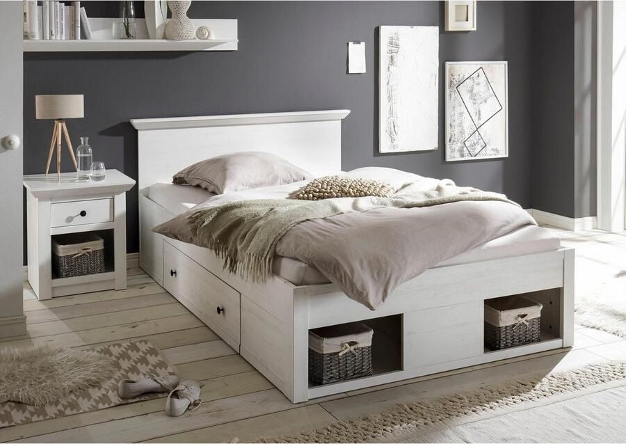 Home affaire Nachtkastje California met open vak en laden breedte 59 cm - Foto 4