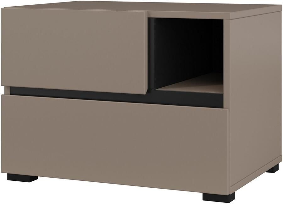 Home affaire Nachtkastje Cross moderne greeploze nachtkastje - Foto 4