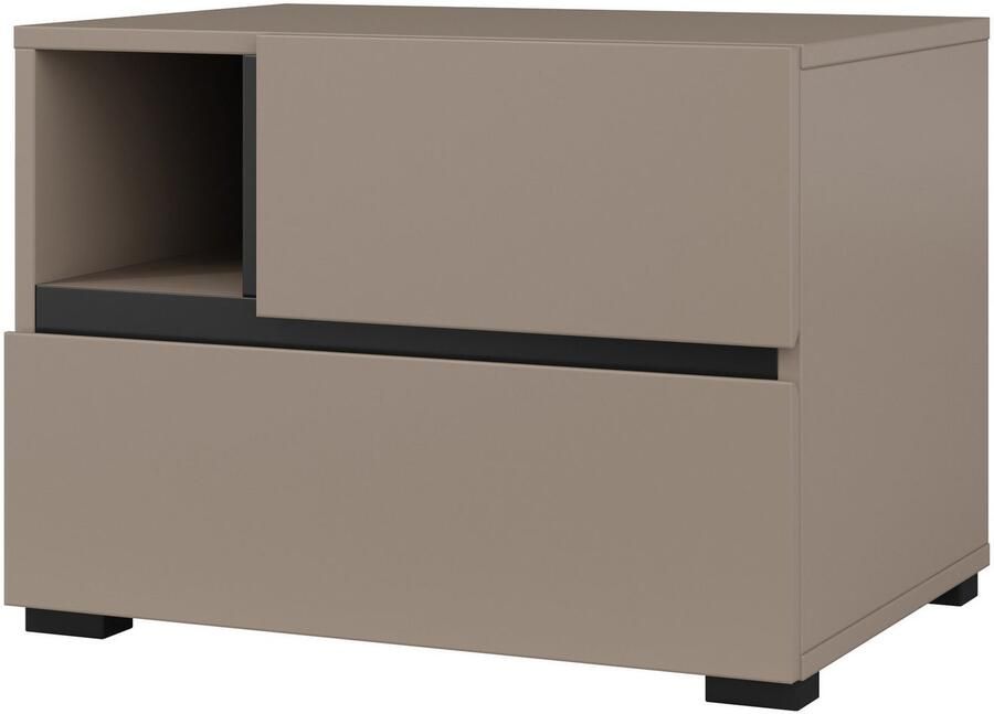 Home affaire Nachtkastje Cross moderne greeploze nachtkastje - Foto 5