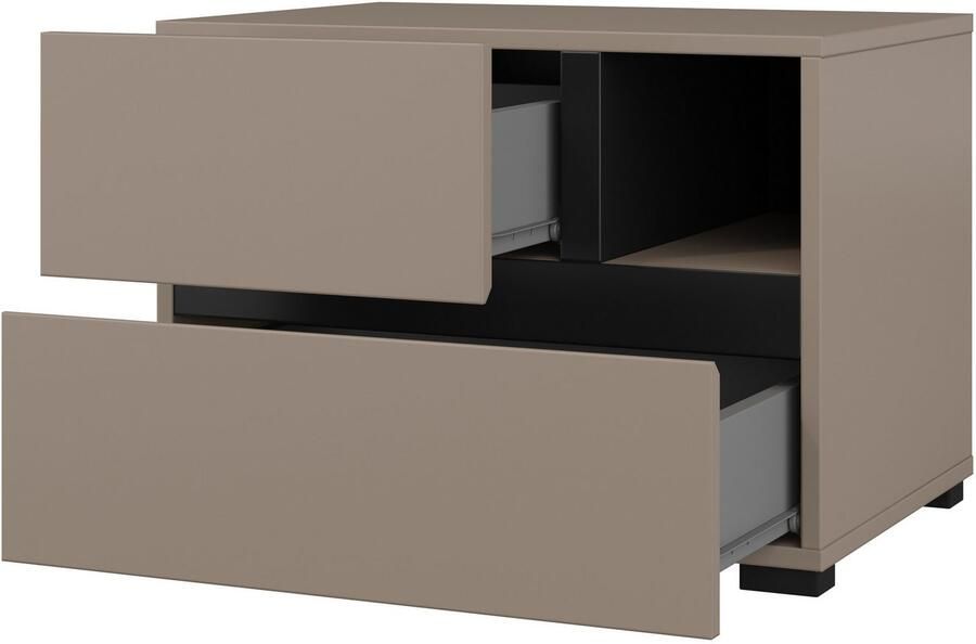 Home affaire Nachtkastje Cross moderne greeploze nachtkastje - Foto 6