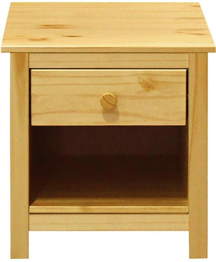 Home affaire Nachtkastje gemaakt van massief grenenhout (1 stuk) - Foto 3