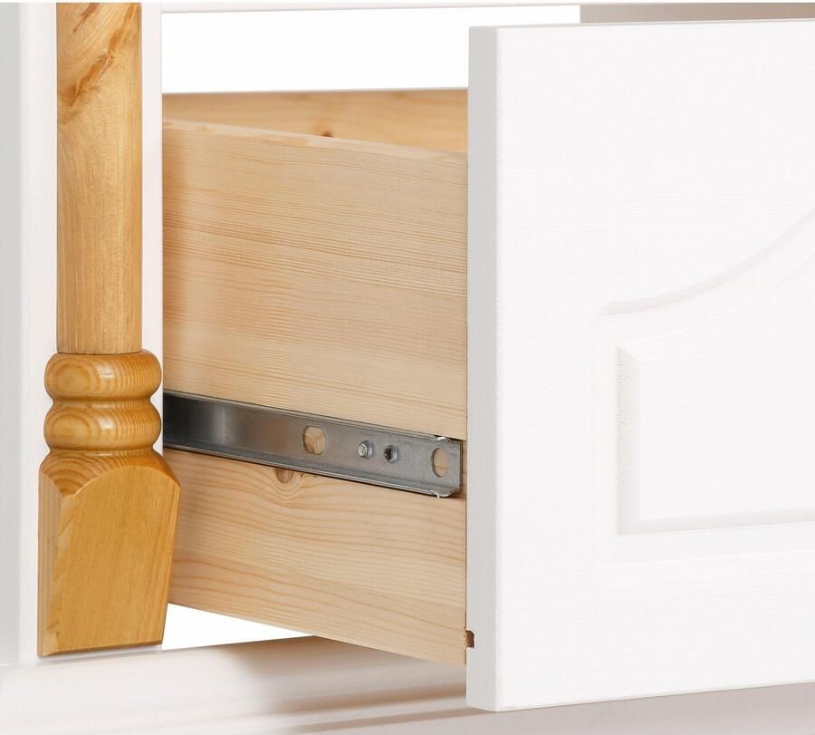 Home affaire Nachtkastje Graz van massief grenen met luxueuze details breedte: 55 cm - Foto 5