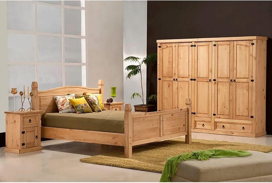 Home affaire Bedframe met zichtbaar nervenpatroon