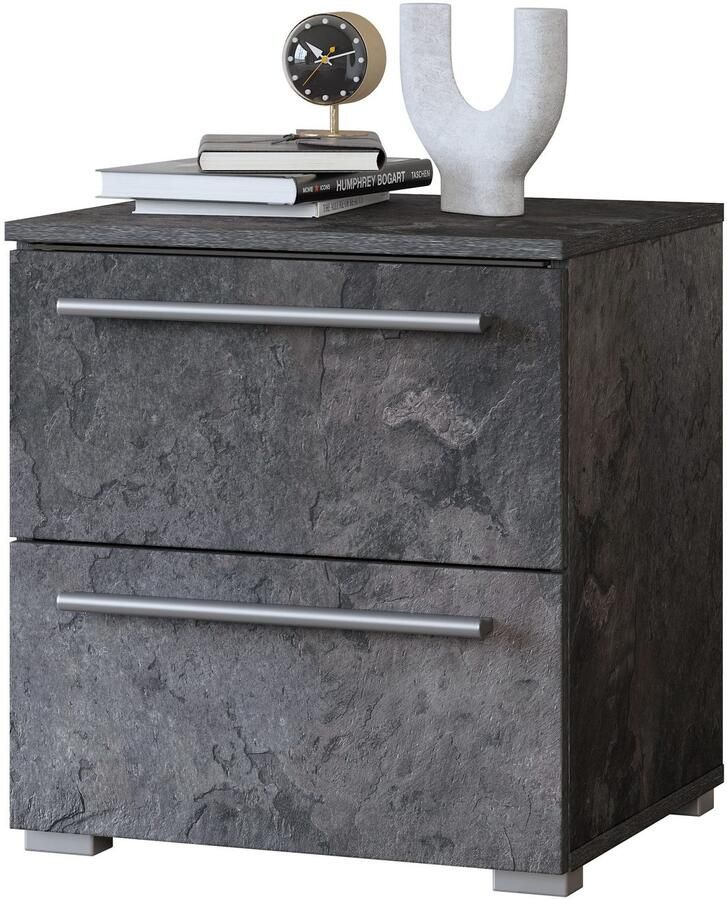 Home affaire Nachtkastje India opbergruimte in 2 lades FSC-gecertificeerd houtmateriaal Nachtkastje met verlichting en afstandsbediening gemaakt in Europa - Foto 4