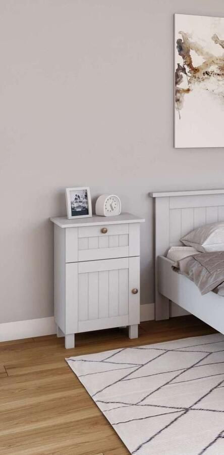 Home affaire Nachtkastje Juventus Nako Nachttafel met een lade van massief dennenhout fsc -gecertificeerd - Foto 8