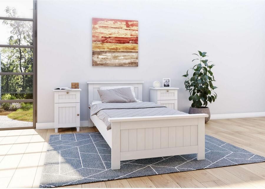 Home affaire Nachtkastje Juventus Nako Nachttafel met een lade van massief dennenhout fsc -gecertificeerd - Foto 5