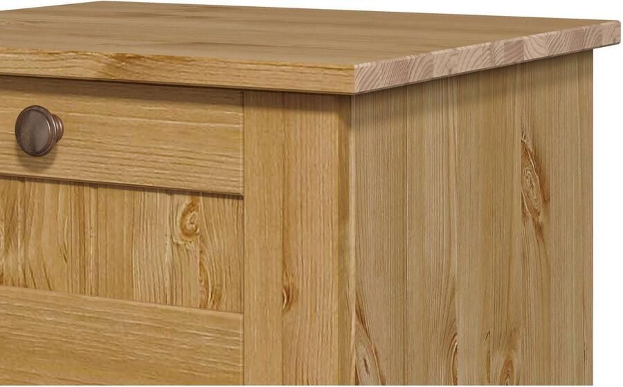 Home affaire Nachtkastje Juventus Nako Nachttafel met een lade van massief dennenhout fsc -gecertificeerd - Foto 6