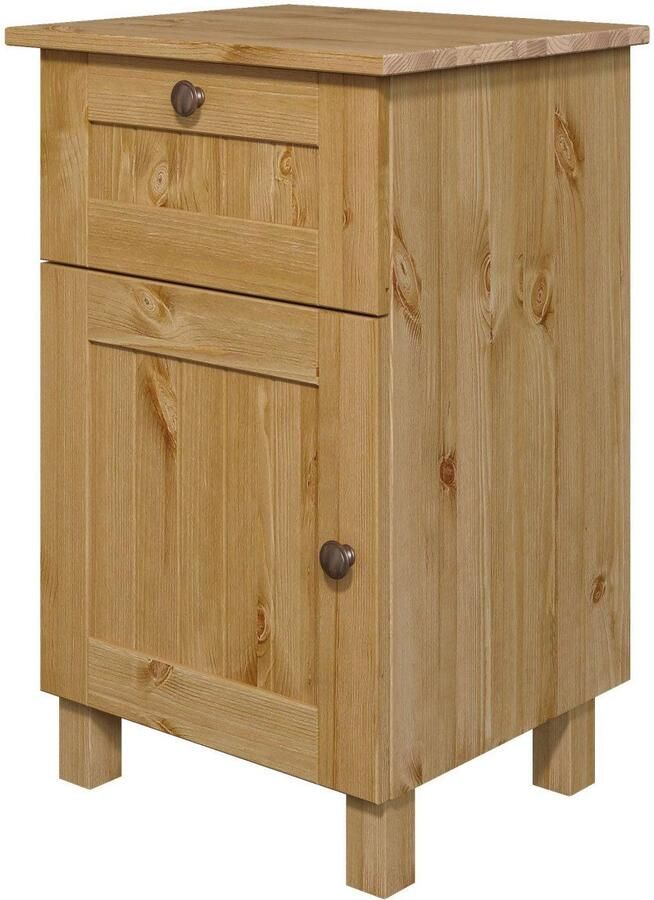 Home affaire Nachtkastje Juventus Nako Nachttafel met een lade van massief dennenhout fsc -gecertificeerd - Foto 4