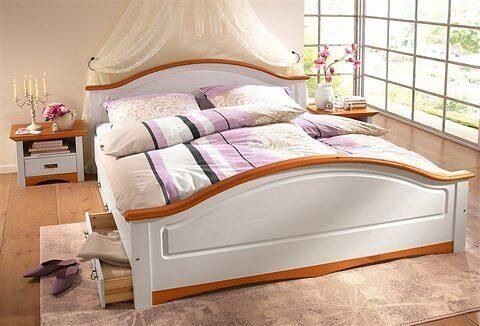 Home affaire Massief houten ledikant Konrad hoge belasting! FSC gecertificeerd massief hout van massief dennenhout fsc -gecertificeerd inclusief lattenbodem - Foto 14