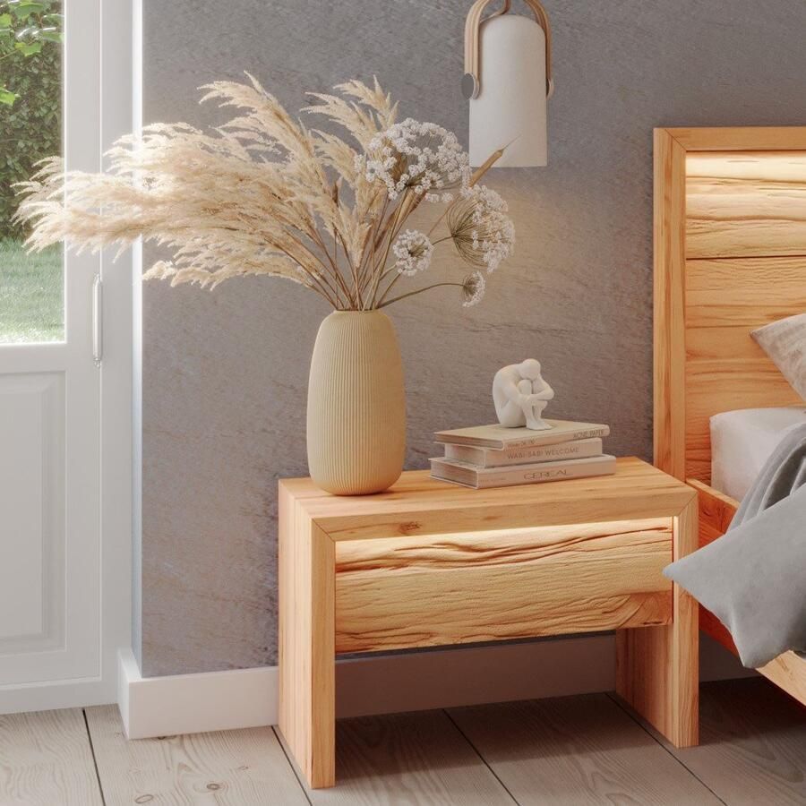 Home affaire Nachtkastje Léopoldine inclusief ledverlichting