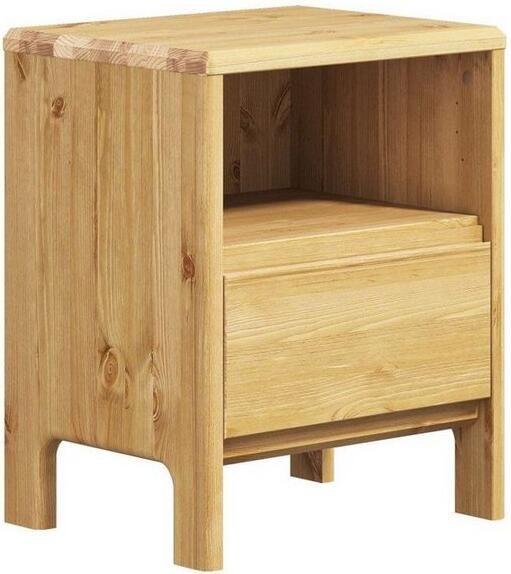 Home affaire Nachtkastje Luven van massief grenen met 1 lade breedte 44 cm - Foto 4