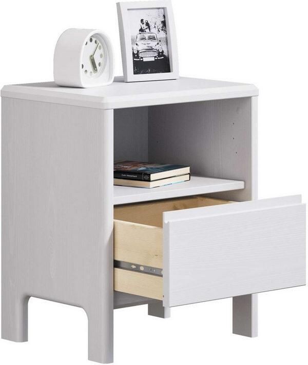 Home affaire Nachtkastje Luven van massief grenen met 1 lade breedte 44 cm - Foto 4