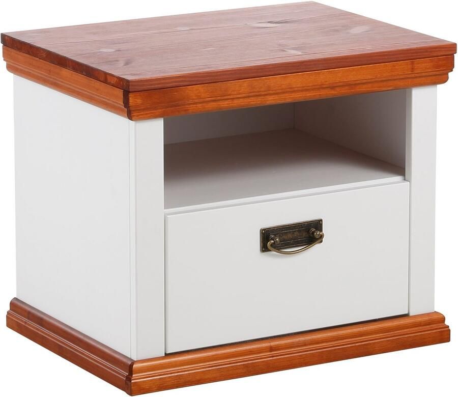 Home affaire Nachtkastje Madrid van massief grenen fsc -gecertificeerd - Foto 3