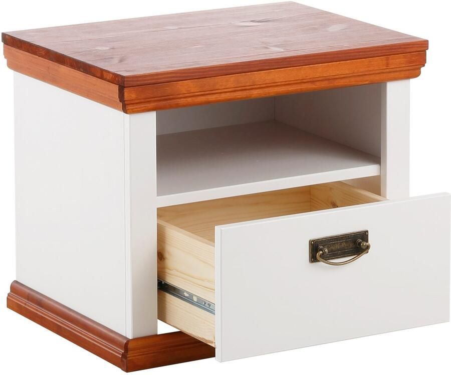 Home affaire Nachtkastje Madrid van massief grenen fsc -gecertificeerd - Foto 4