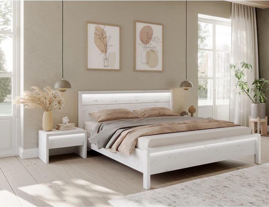 Home affaire Nachtkastje Moivre inclusief ledverlichting