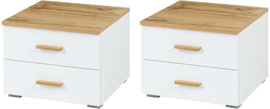 Home affaire Nachtkastje Nachttafels Fabella (2 stuks) BxDxH 46 4x40 8x35 cm (set) - Foto 2