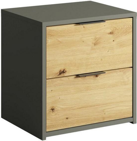 Home affaire Nachtkastje Nachttafels Loreto (2 stuks) afmetingen: B D H 44 35 46 cm (set 2 stuks) - Foto 3