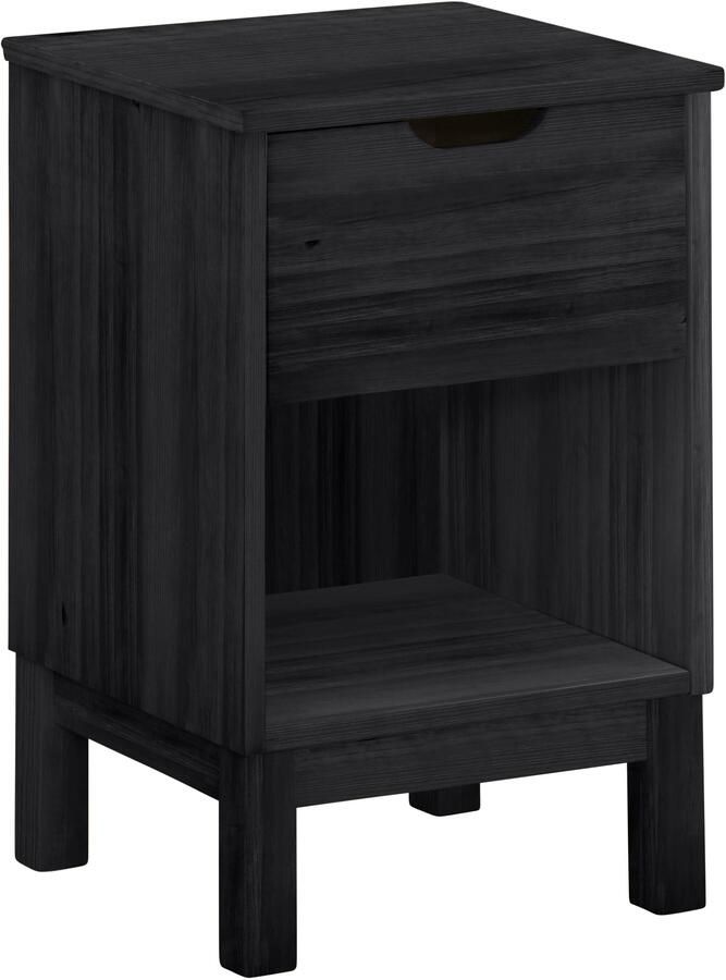 Home affaire Nachtkastje Post massief grenenhout opbergmogelijkheid door lade breedte 38 cm - Foto 5