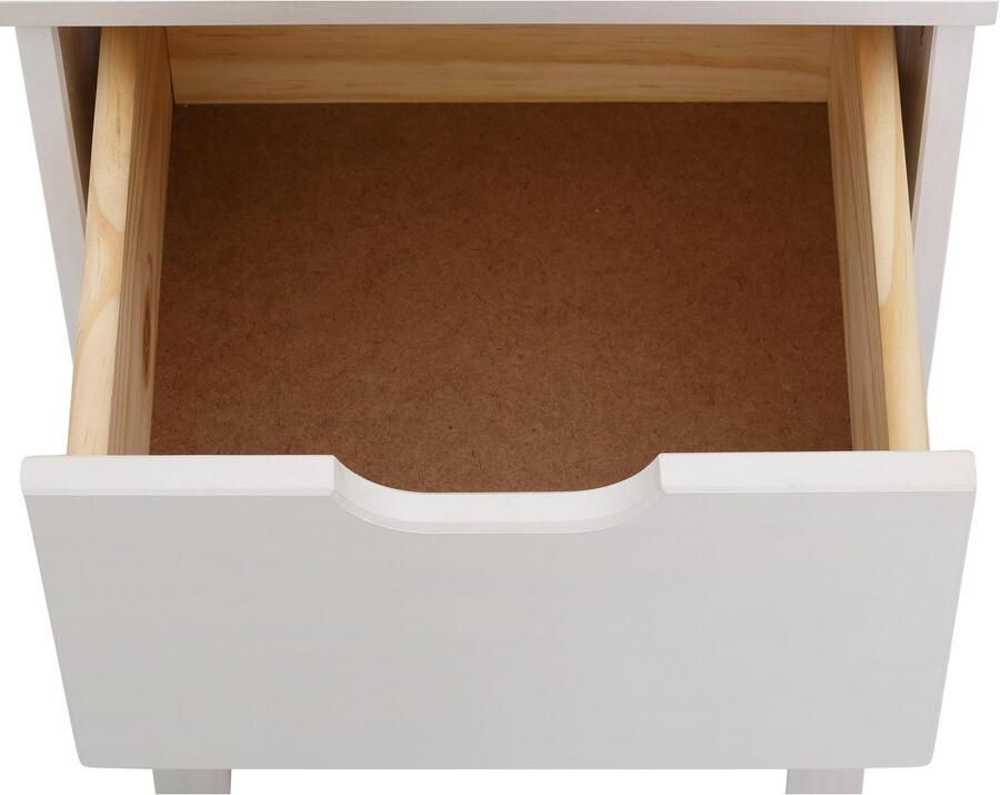 Home affaire Nachtkastje Post massief grenenhout opbergmogelijkheid door lade breedte 38 cm - Foto 4