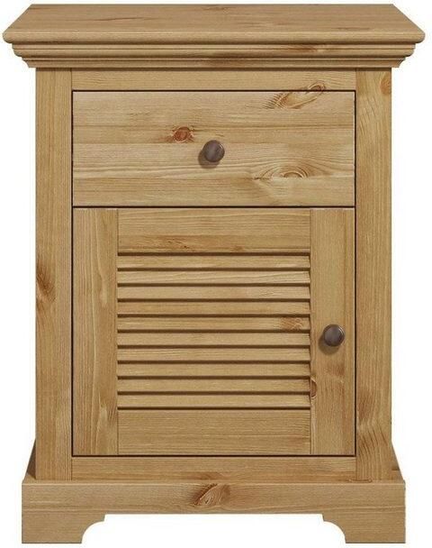 Home affaire Nachtkastje Rauna landhuisstijl elegant design met lamellen en kassetten 2 kleuren - Foto 5