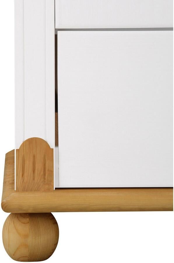 Home affaire Nachtkastje TESSIN van massief fsc -gecertificeerd dennenhout met 3 lades - Foto 8