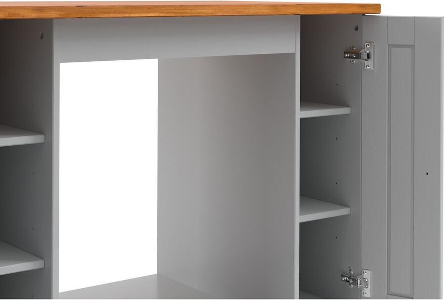 Home affaire Ombouwkast voor oven Alby2 Met metalen grepen breedte 100 cm zonder elektrische apparaten - Foto 4