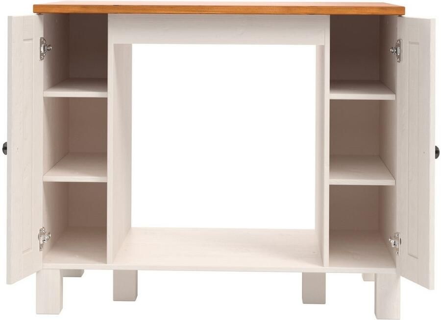 Home affaire Ombouwkast voor oven Alby2 Met metalen grepen breedte 100 cm zonder elektrische apparaten