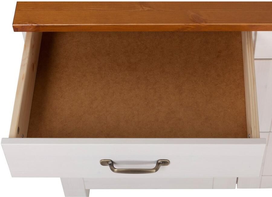 Home affaire Onderkast Alby Breedte 100 cm 1 deur 4 laden - Foto 4