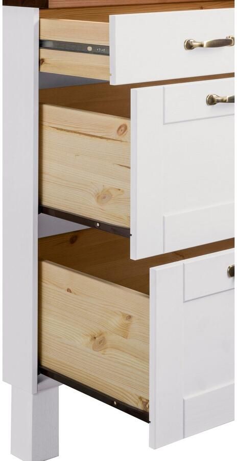 Home affaire Onderkast Alby Breedte 100 cm 1 deur 4 laden - Foto 7