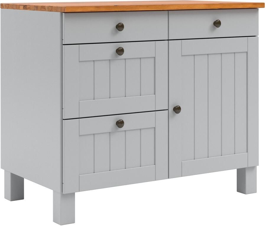 Home affaire Onderkast Alby2 met metalen handgrepen breedte 100 cm - Foto 7