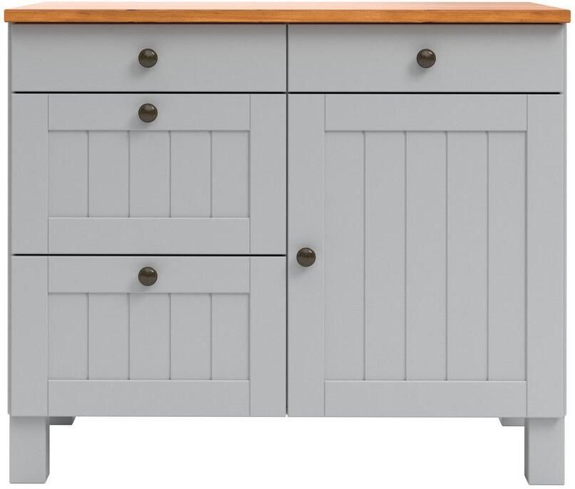 Home affaire Onderkast Alby2 met metalen handgrepen breedte 100 cm - Foto 3