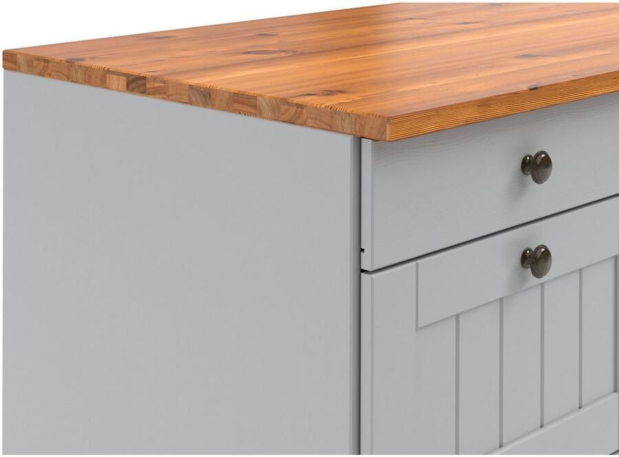 Home affaire Onderkast Alby2 met metalen handgrepen breedte 100 cm