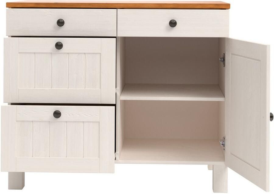 Home affaire Onderkast Alby2 met metalen handgrepen breedte 100 cm - Foto 2