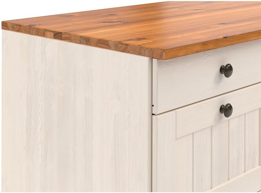 Home affaire Onderkast Alby2 met metalen handgrepen breedte 100 cm