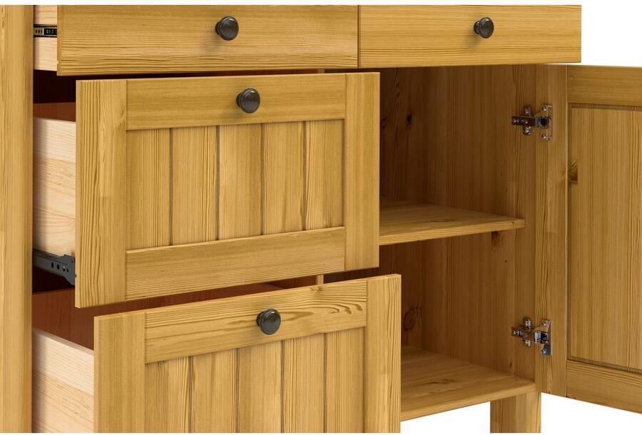 Home affaire Onderkast Alby2 met metalen handgrepen breedte 100 cm - Foto 4