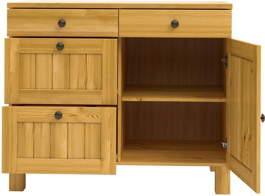 Home affaire Onderkast Alby2 met metalen handgrepen breedte 100 cm - Foto 2