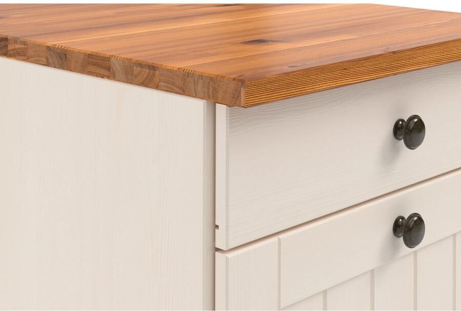 Home affaire Onderkast Alby2 met metalen handgrepen breedte 50 cm