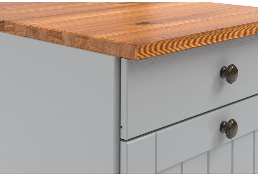 Home affaire Onderkast Alby2 met metalen handgrepen breedte 50 cm