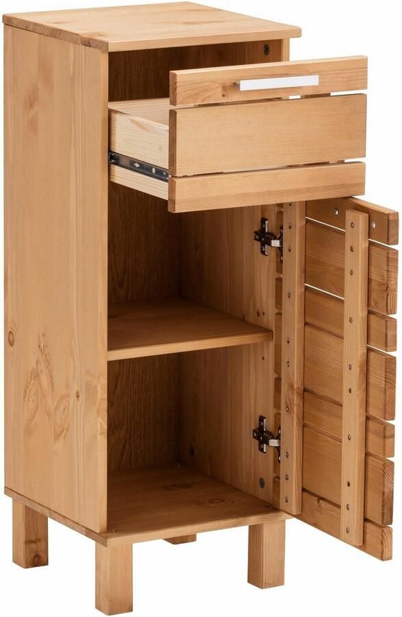 Home affaire Onderkast Josie Breedte 30 5 cm van massief hout verstelbare plank - Foto 6