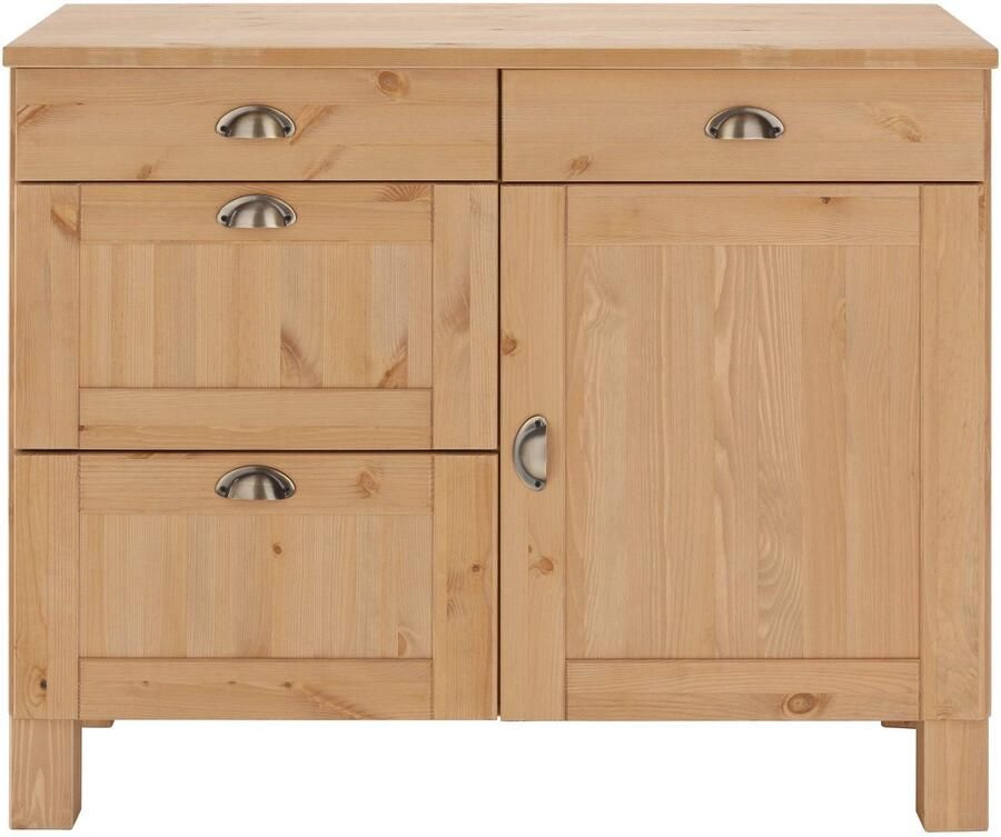 Home affaire Onderkast Oslo 100 cm breed in 2 diepten met 23 mm werkblad 2 laden - Foto 2