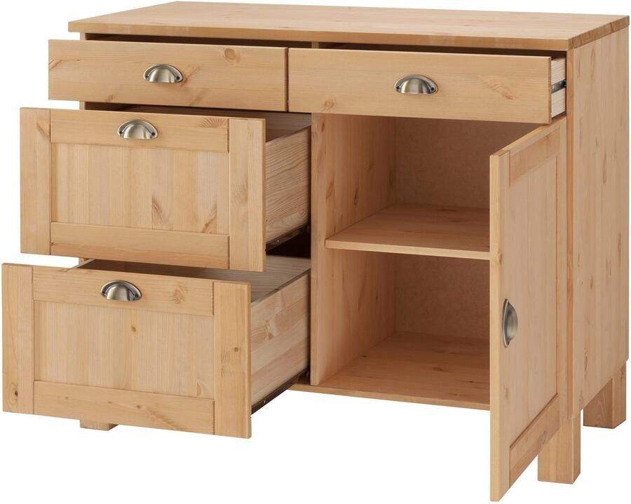 Home affaire Onderkast Oslo 100 cm breed in 2 diepten met 23 mm werkblad 2 laden - Foto 3