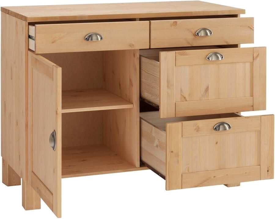 Home affaire Onderkast Oslo 100 cm breed in 2 diepten met 23 mm werkblad 2 laden - Foto 3