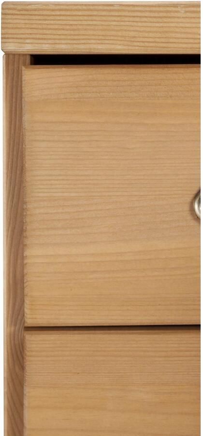 Home affaire Onderkast Oslo 75 cm breed 1 deur 5 laden van grenen metalen grepen - Foto 9